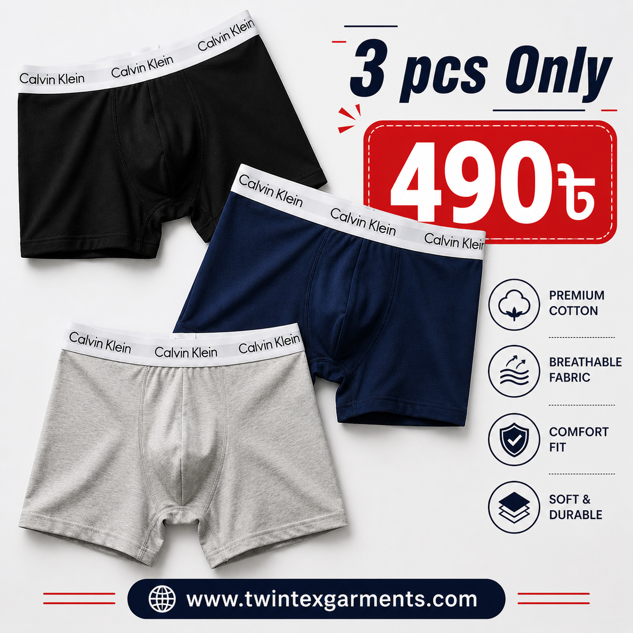 Calvin Klein Men's Premium Boxer